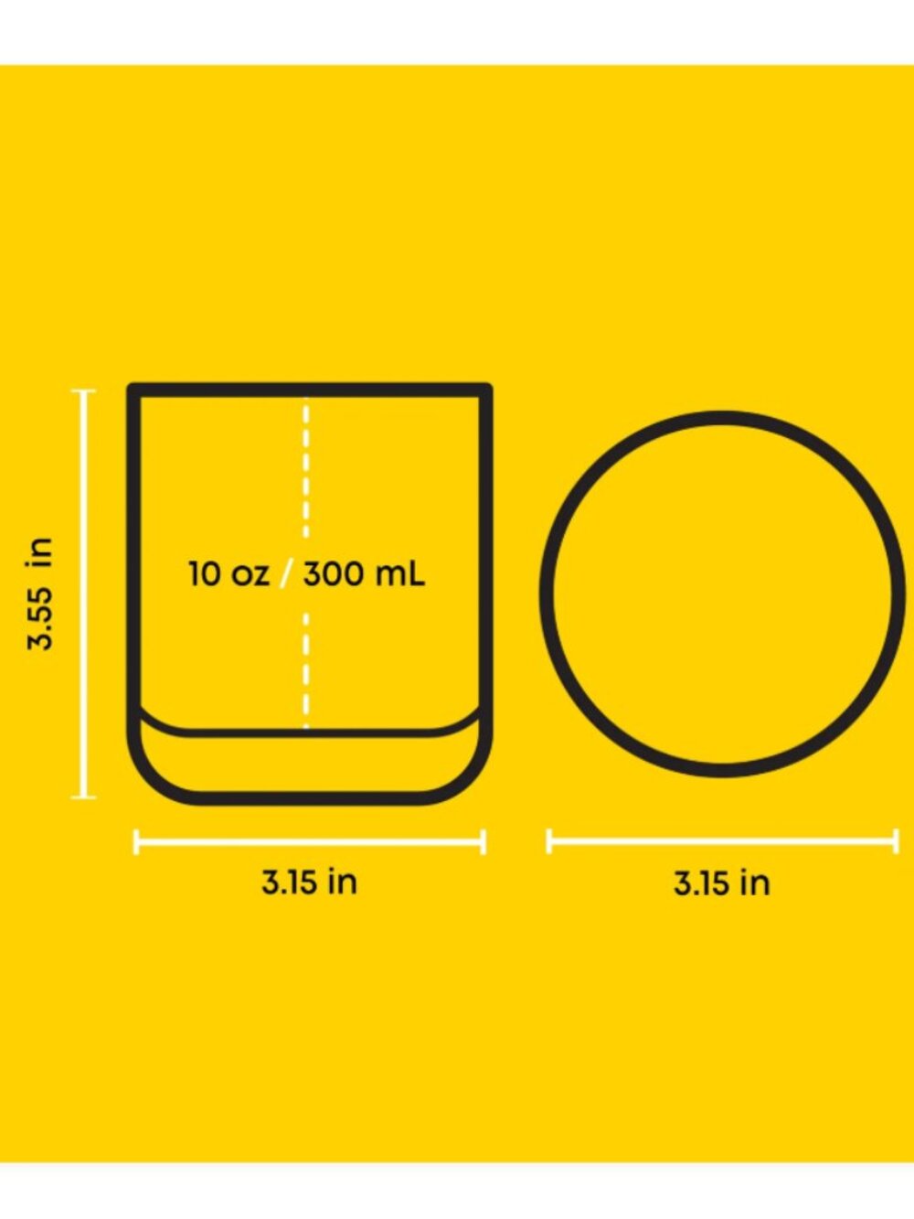 JoyJolt Star Wars Dark Side Monochrome Drinking Glass Set | NWT - Picture 3 of 5